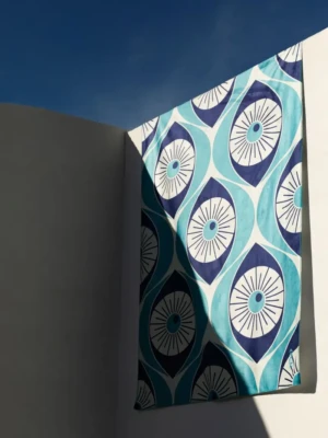 Aegean Eyes • Beach Towel