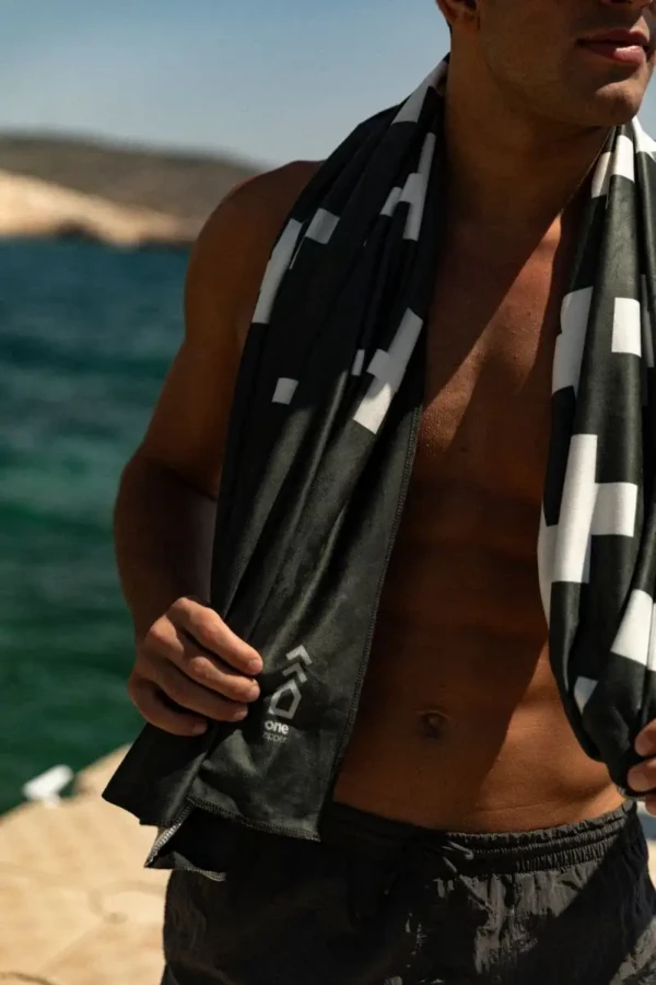 Mono Cross • Beach Towel