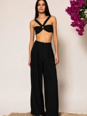 Pleated Wide leg pants