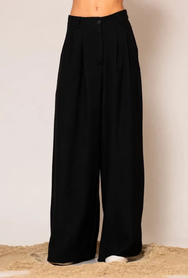 Pleated Wide leg pants