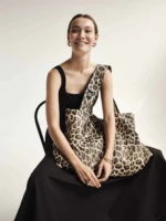 Χειροποίητη Τσάντα Fold – Leopard