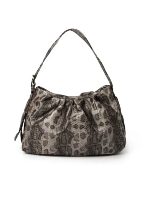 Χειροποίητη Τσάντα Sky Bag – Beige Snake