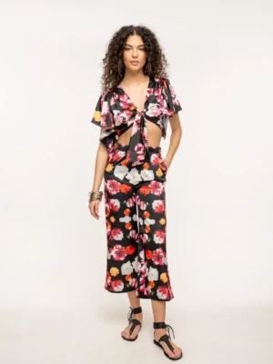 Floral Cut Aura Pants