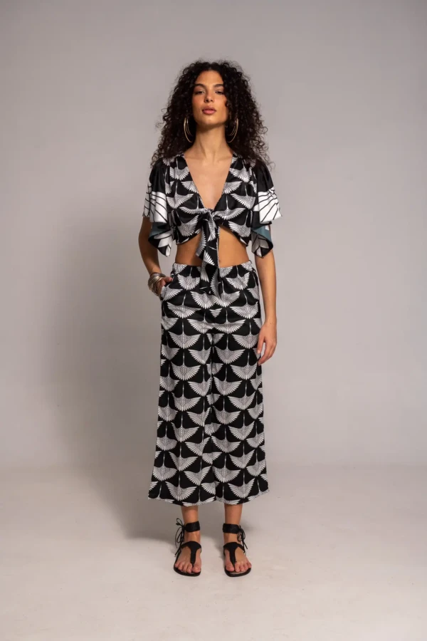 Black Cranes Aura Pants