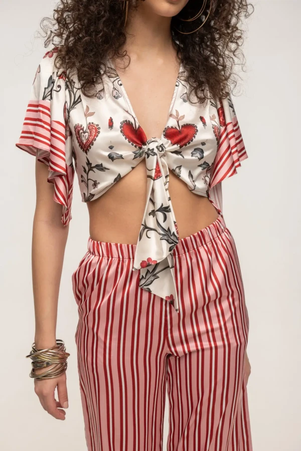 Floral Heart Aura Pants