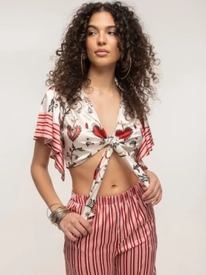Floral Heart Breeze Top