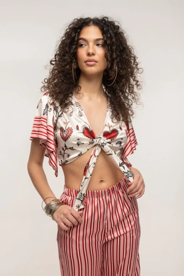 Floral Heart Breeze Top