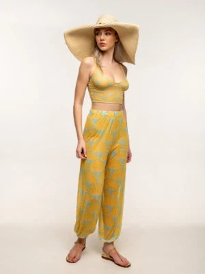 Yellow Leaf Aeris Balloon Pants