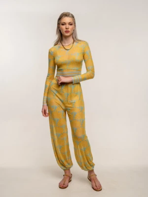 Yellow Leaf Aeris Top Long Sleeve