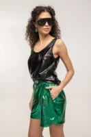 Green Sol Glow Shorts