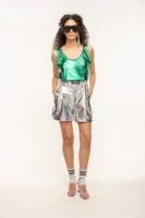 Silver Sol Glow Shorts