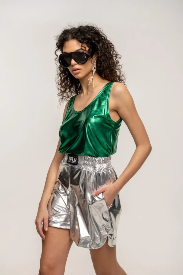 Silver Sol Glow Shorts