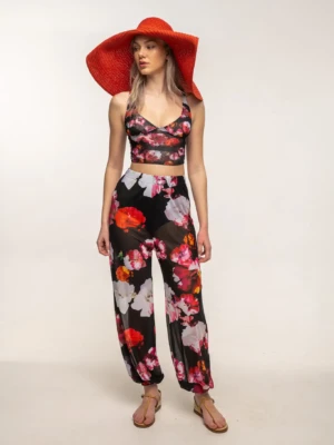 Floral Cut Aeris Balloon Pants