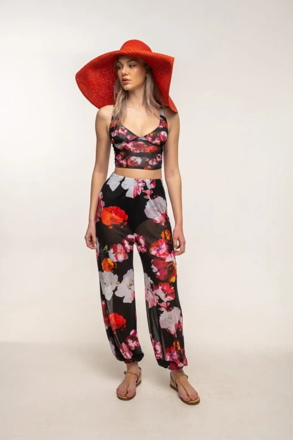 Floral Cut Aeris Balloon Pants
