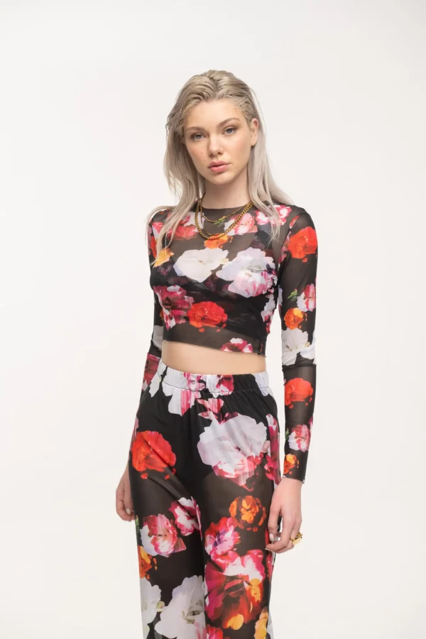 Floral Cut Aeris Balloon Pants