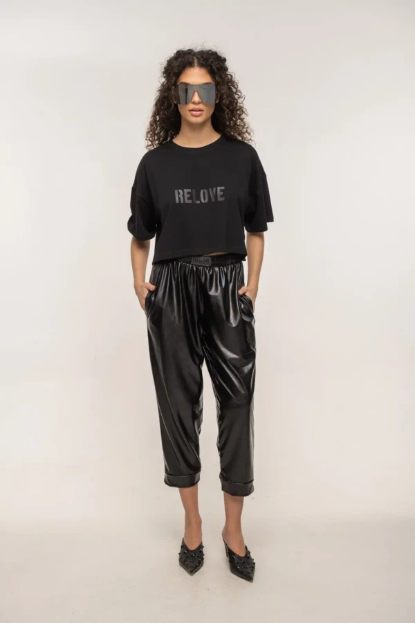 Black Halo Glow Pants