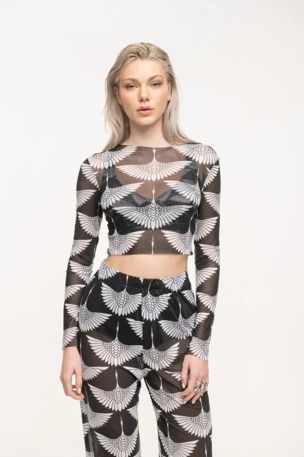 Black Cranes Aeris Top Long Sleeve