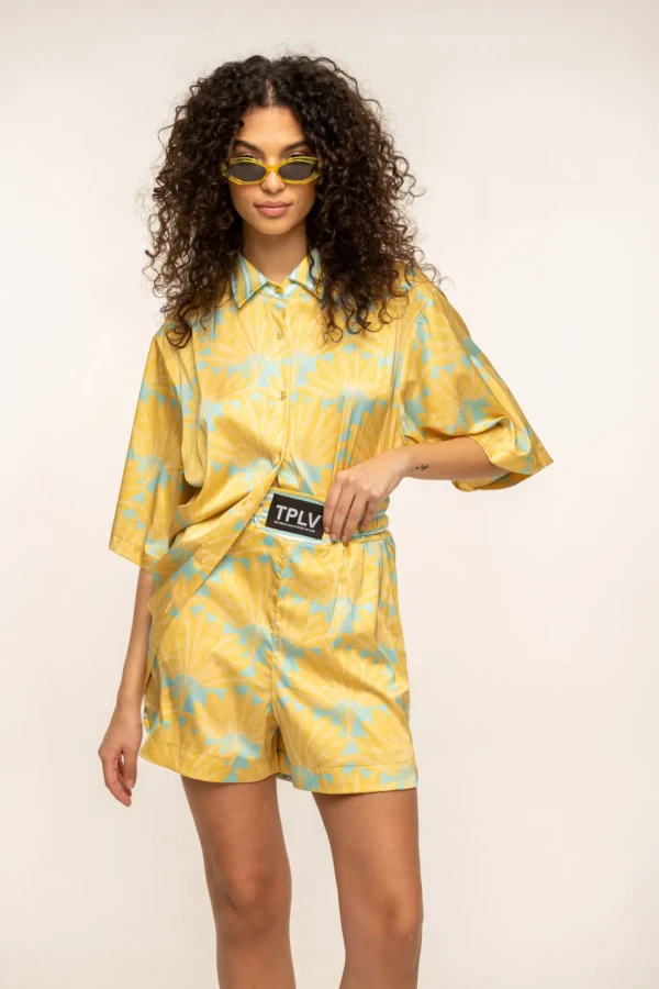 Yellow Leaf Sol Shorts