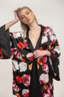 Floral Cut Oasis Kimono