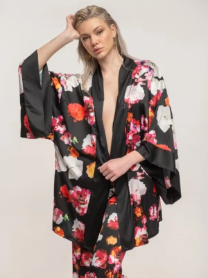 Floral Cut Oasis Kimono