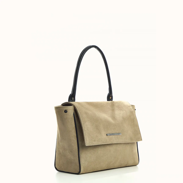 Taupe Suede Carry Bag