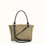 Taupe Suede Carry Bag