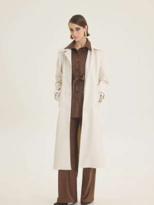 Croco coat