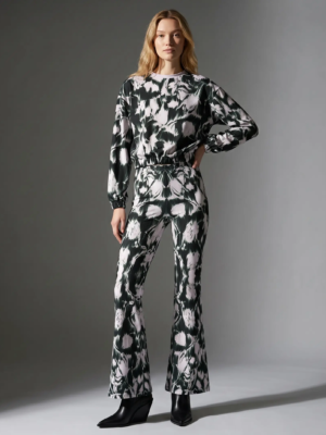 Moss Blossom Flared Pants