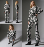 Moss Blossom Flared Pants