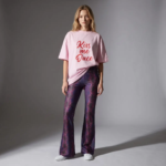 Kiss Me Once Graphic T-Shirt Pink