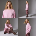 Pink Oversized Cotton Sweatshirt