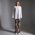 White Oversized Cotton Sweatshirt