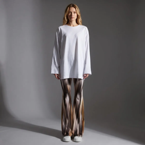 White Oversized Cotton Sweatshirt
