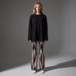 Black Oversized Cotton Sweatshirt