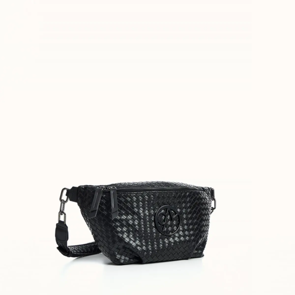 Black Pattern Street Bag