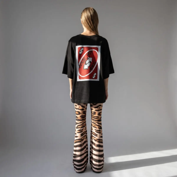 Uno Card Graphic T-Shirt Black